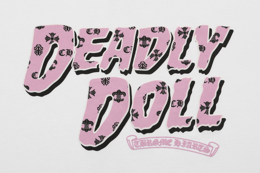 Chrome Hearts Deadly Doll Girl Graphic Short-Sleeve T-Shirt