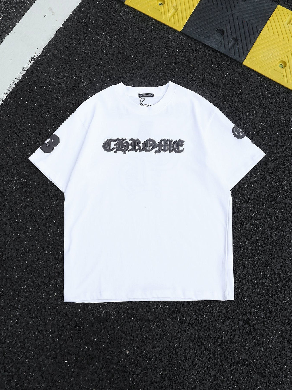 Chrome Hearts Gothic Lettering Graphic T-Shirt
