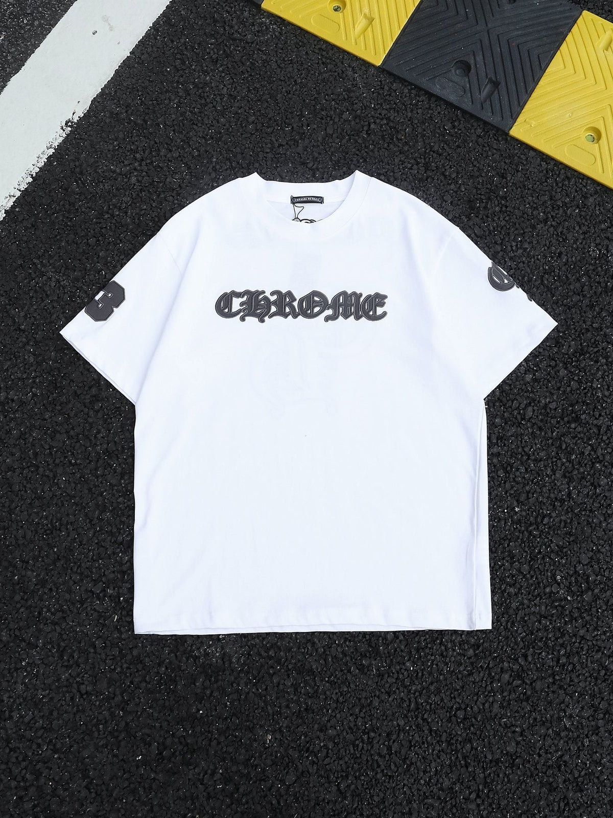 Chrome Hearts Gothic Lettering Graphic T-Shirt