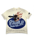 Rough Play Washed Front & Back Graphic T-Shirt
