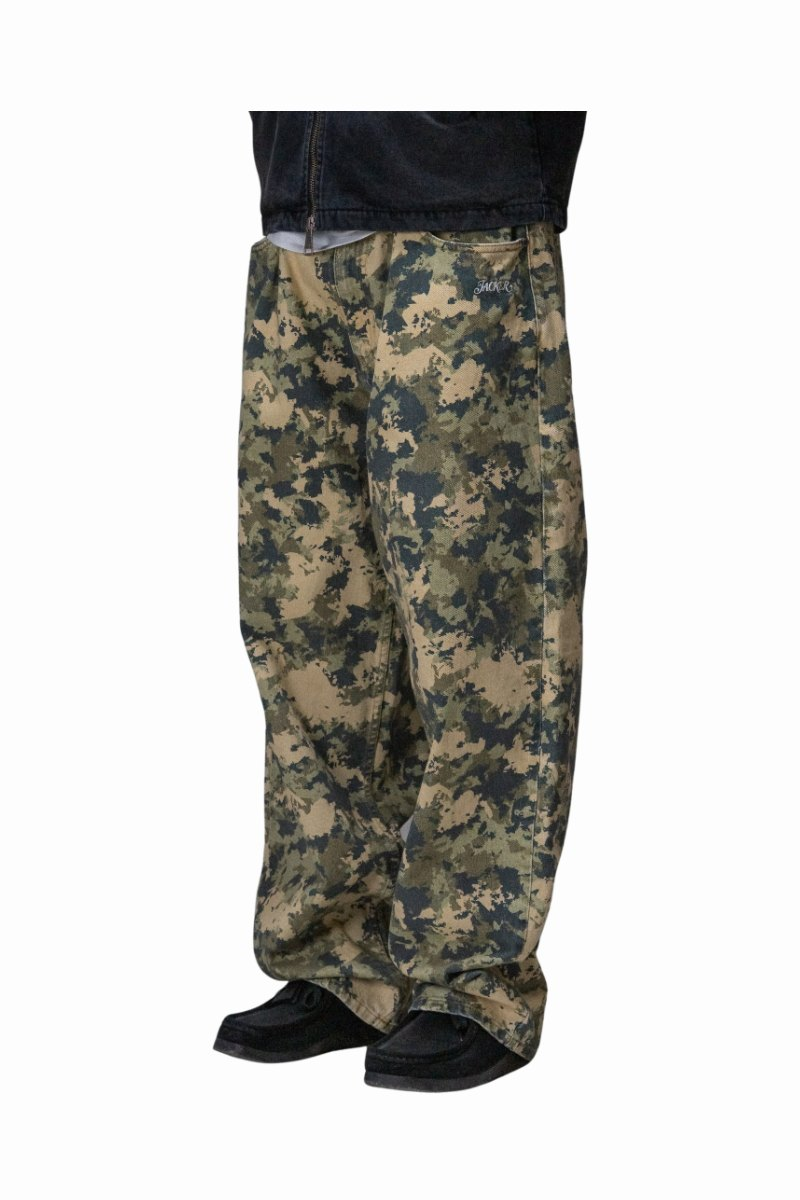 JACKER N°1890 BAGGY PANT Camo