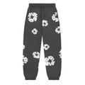 Denim Tears Rhinestone Cotton Wreath Sweatpants Vintage Black