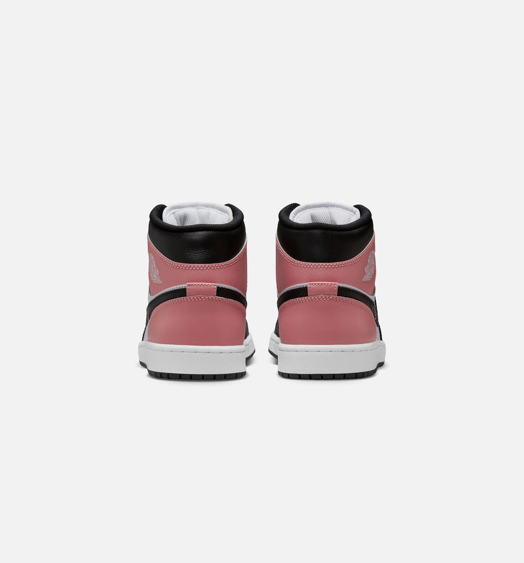 Air Jordan 1 Mid Men's Lifestyle Shoes - White / Rust Pink / Black