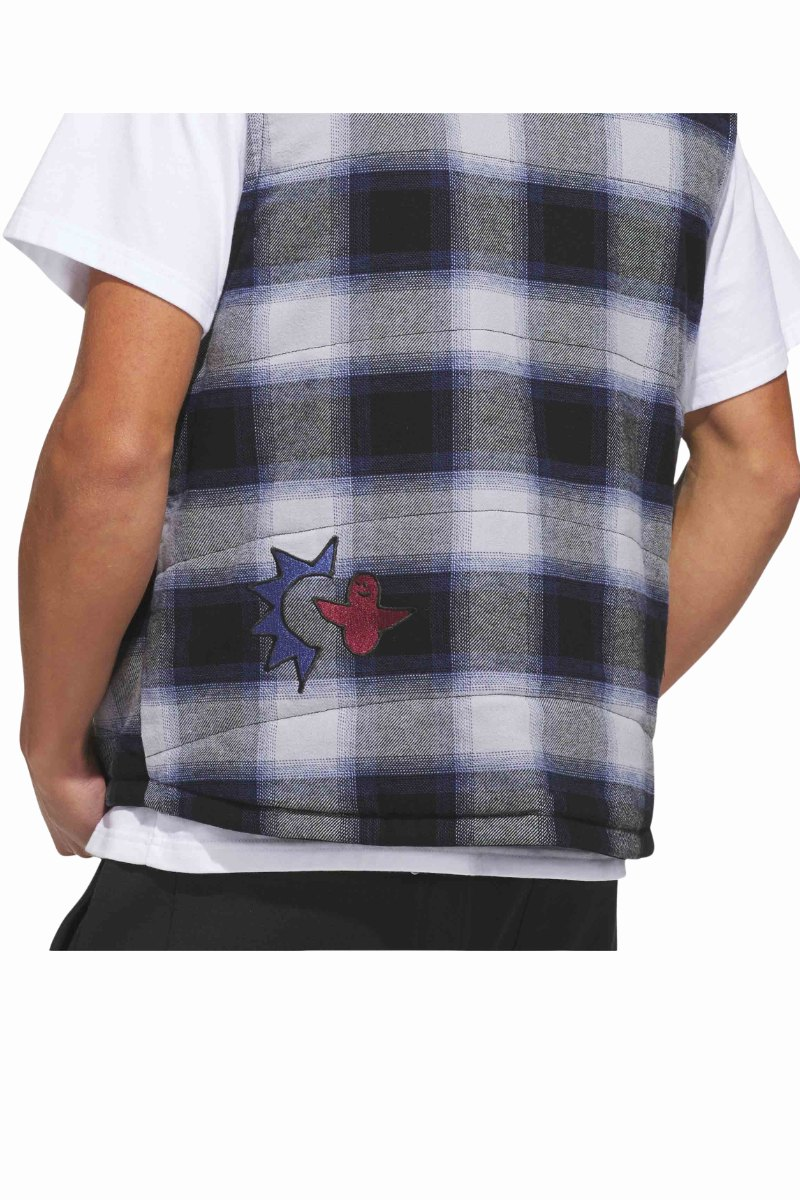 ADIDAS SKATEBOARDING GONZ PLAID VEST Black