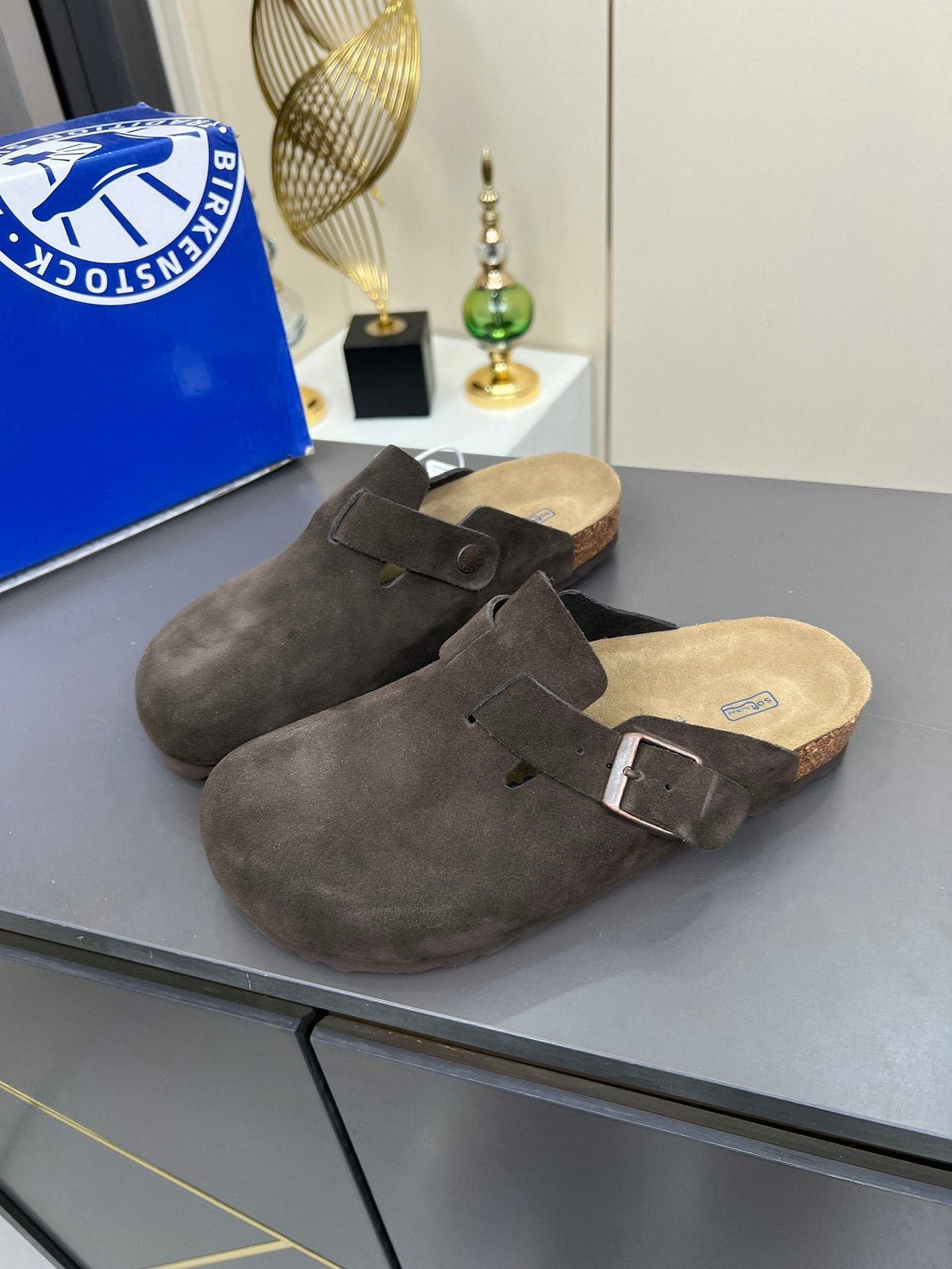 Birkenstock Closed-Toe Buckle Clogs