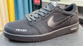 Nike Black and Dark Gray Low-Top Sneakers