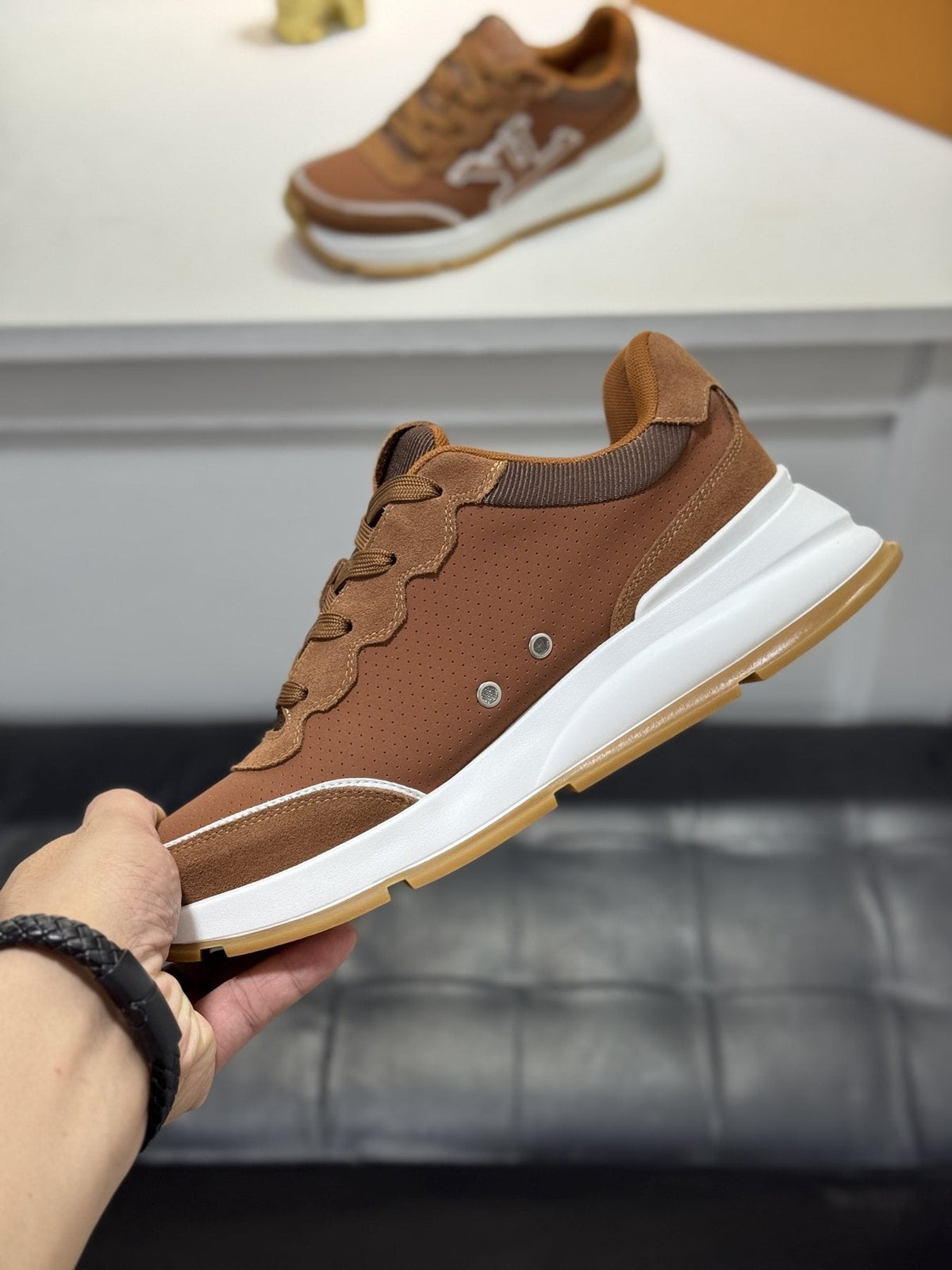Louis Vuitton Low-Top Logo Sneakers