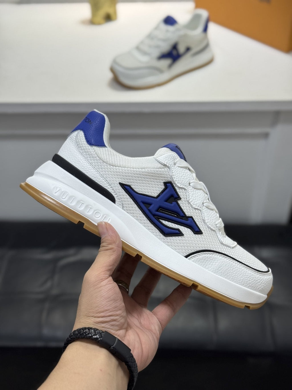 Louis Vuitton Low-Top Logo Sneakers