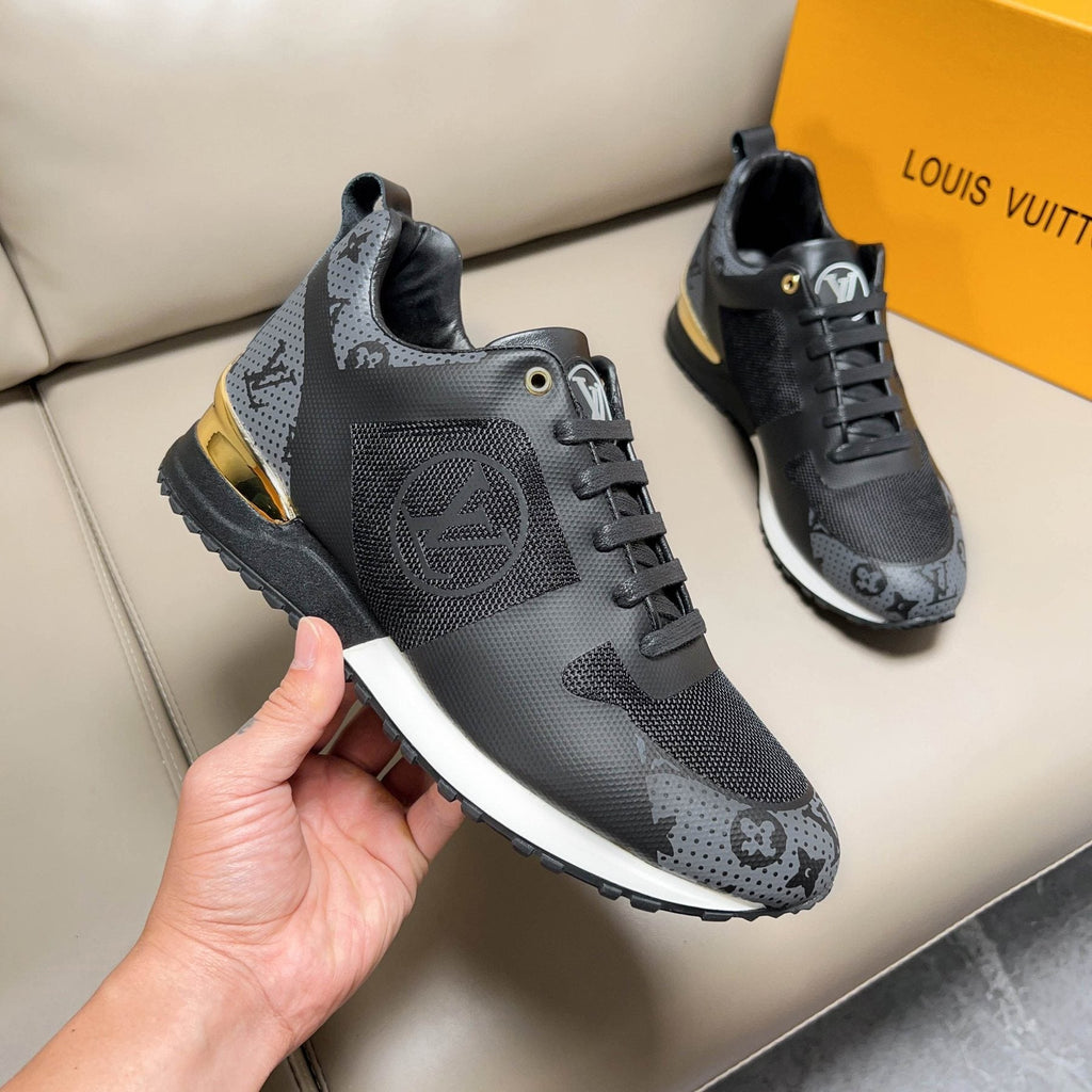 Louis Vuitton Patterned Panel Sneakers