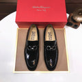 Ferragamo Metal Ring Loafers