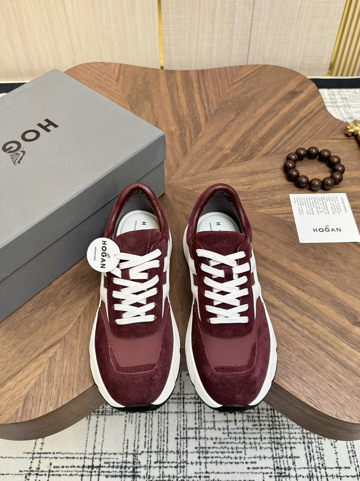 Hogan Women's H-Stripe Platform Sneakers