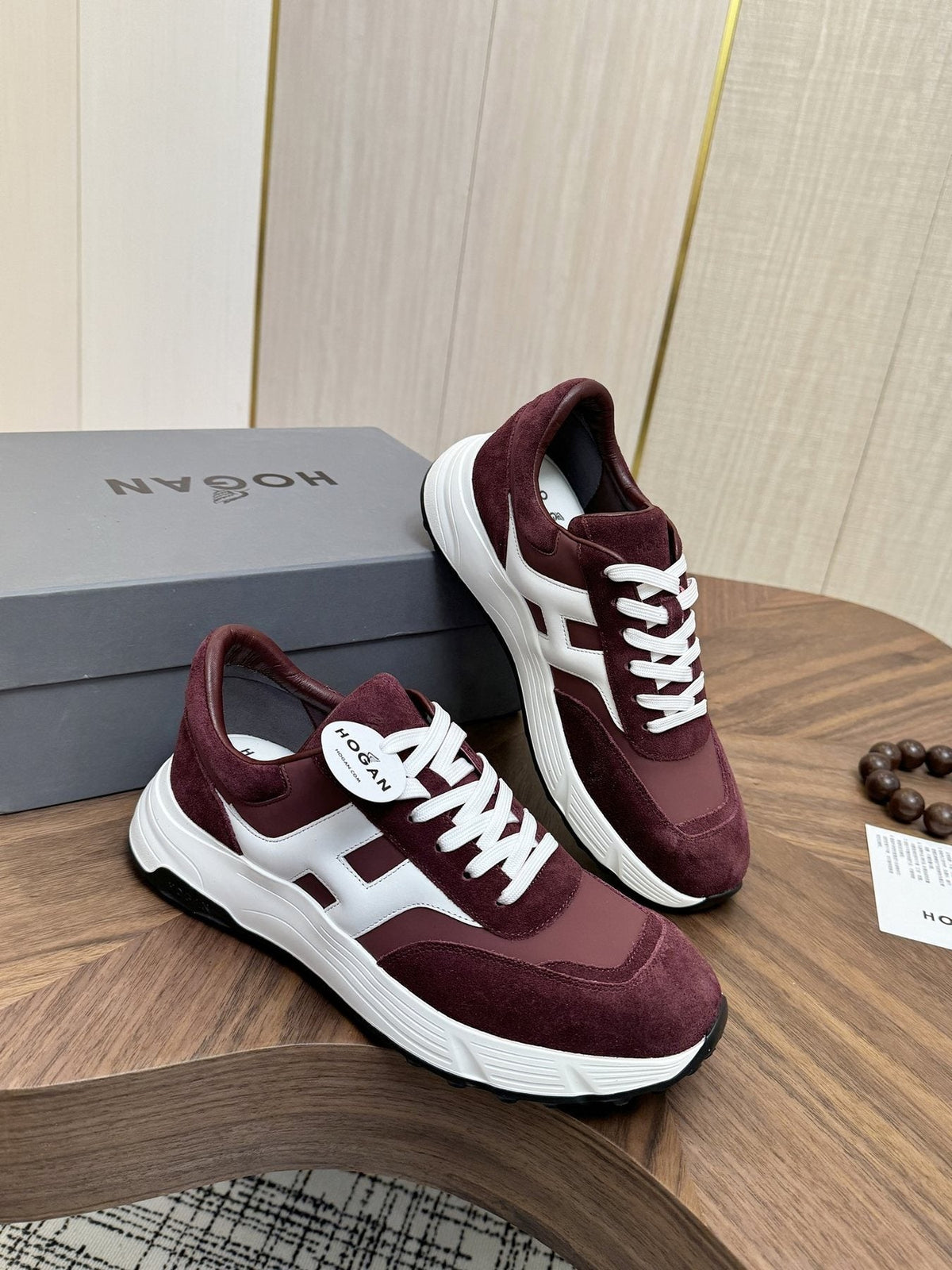 Hogan Women's H-Stripe Platform Sneakers
