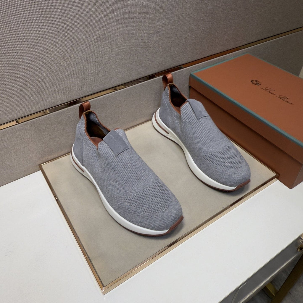 Men's Textured Slip-On Sneakers