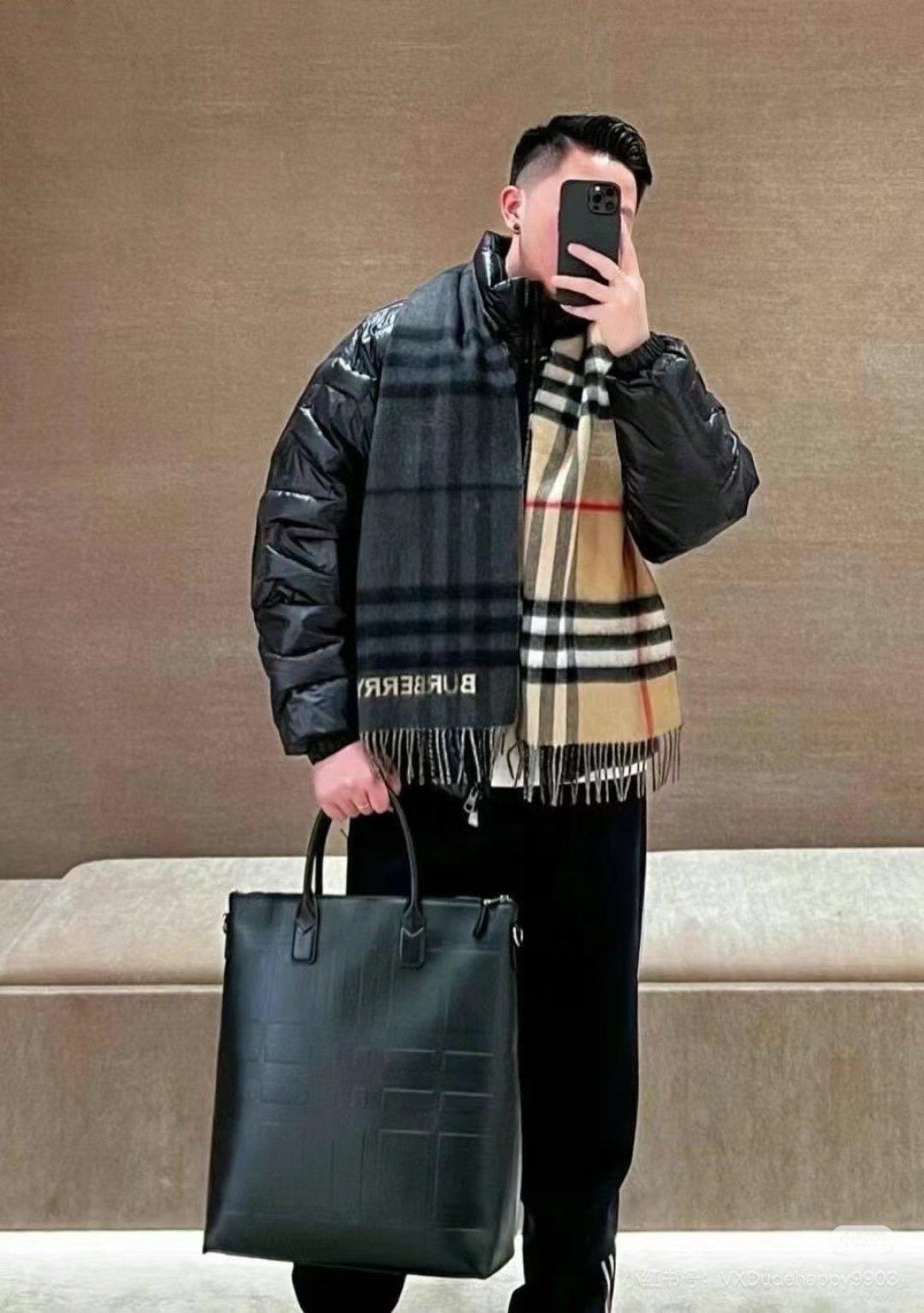 Burberry Fringed Plaid Scarf