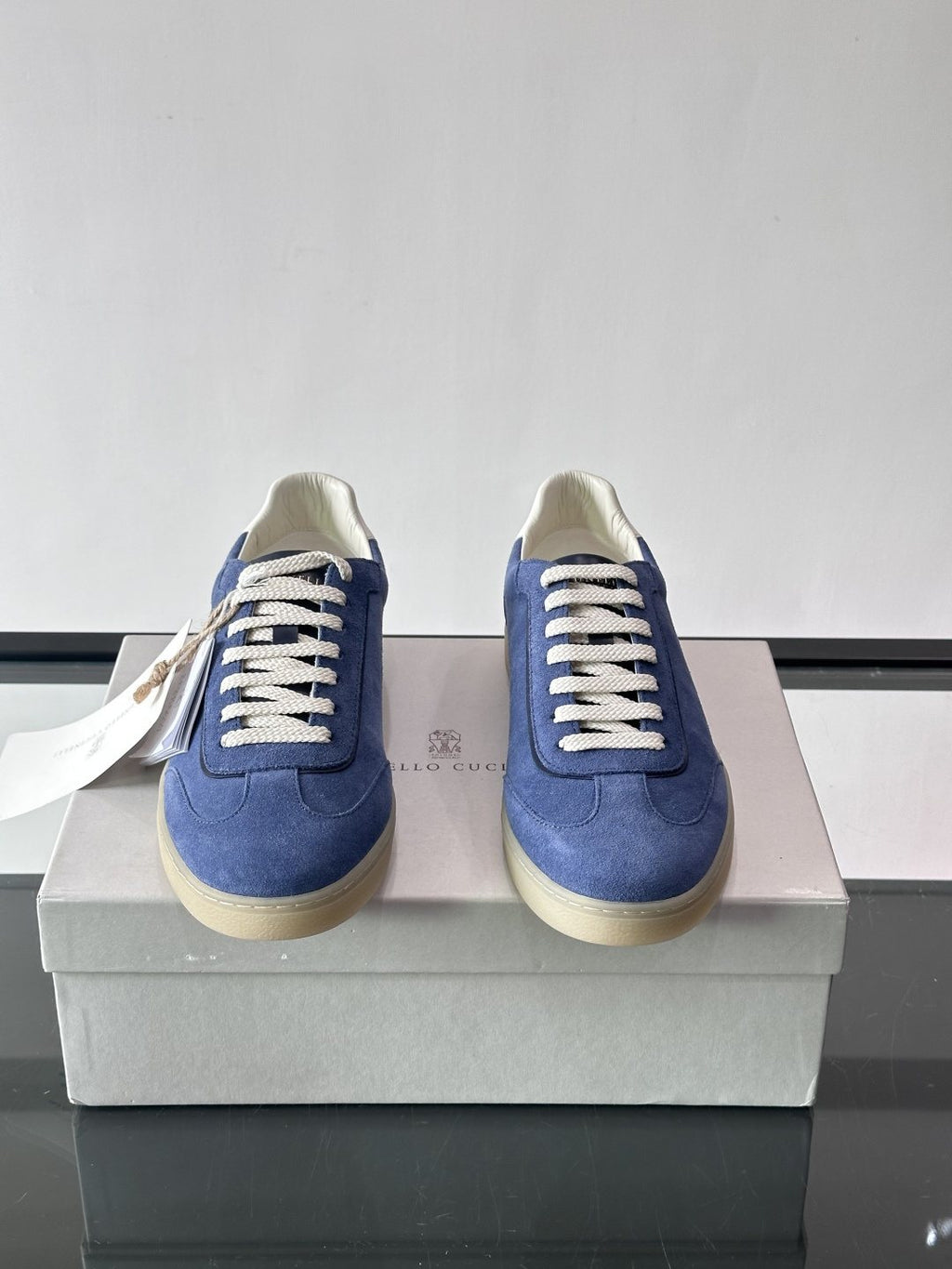 Brunello Cucinelli Men's Lace-Up Low-Top Sneakers
