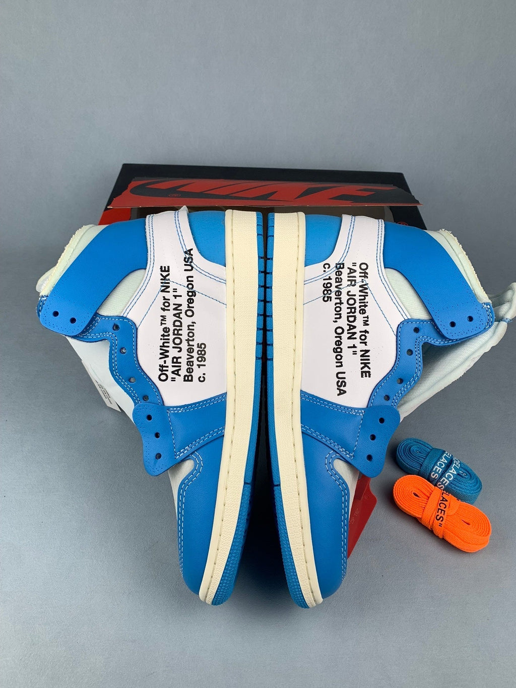 Air Jordan 1 High OW Collaboration Unisex Sneakers AQ0818-148