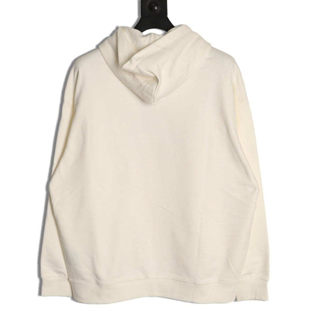 Dior “For My Real Friends” Slogan Hoodie - Cream